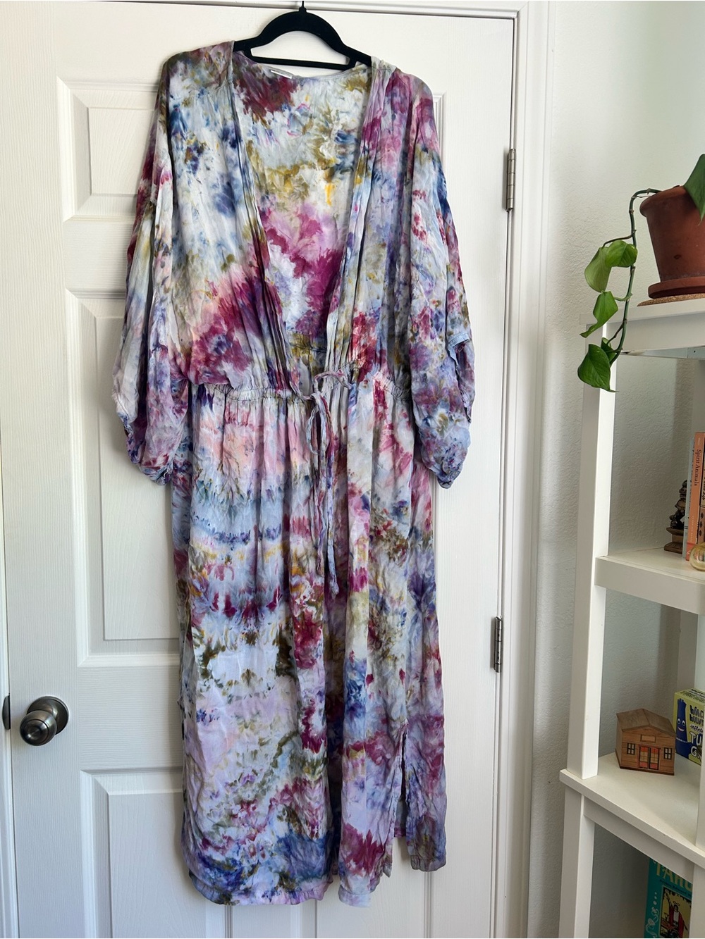 No brand hand dyed kimono robe cover up size xxl